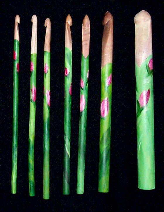 Crochet hooks Seacoast_Rosebud_Crochet_Hook_Set