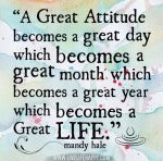 A great attitude